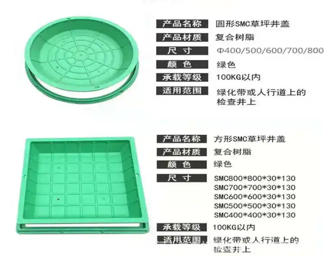 象州树脂复合种植井盖展示